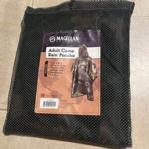 Magellan Outdoors Adult Camo Rain Poncho